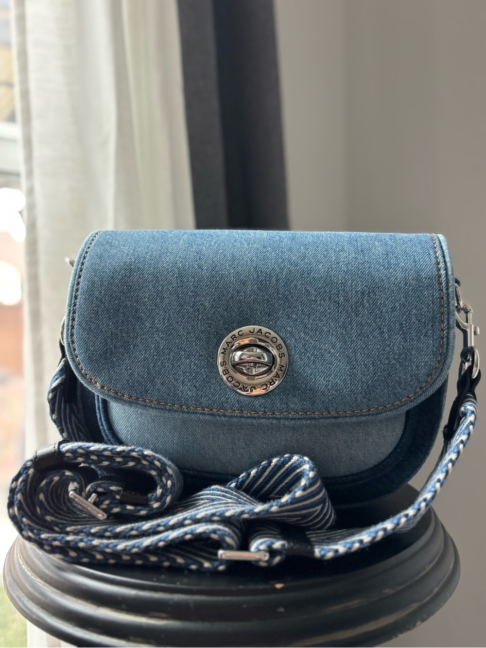 Brand new Marc Jacobs Denim Crossbody Bag - Light Blue